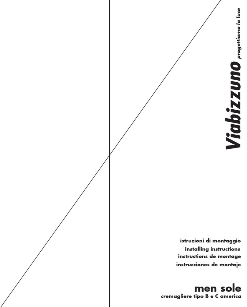 Viabizzuno men sole Installing instructions