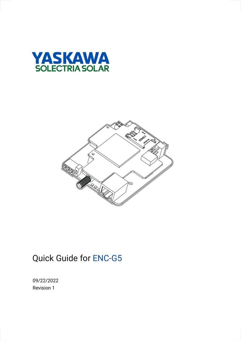 YASKAWA ENC-G5 quick guide