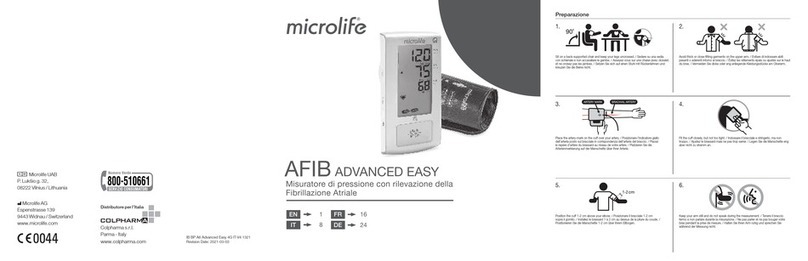 Microlife AFID ADVANCED EASY User manual Microlife AFID ADVANCED EASY User manual