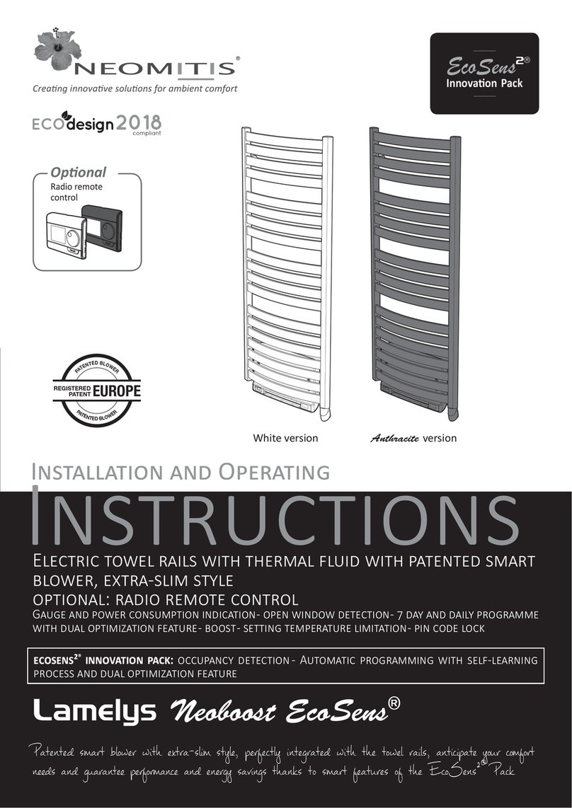 Neomitis Lamelys Neoboost EcoSens 2 TPC050B2A User manual