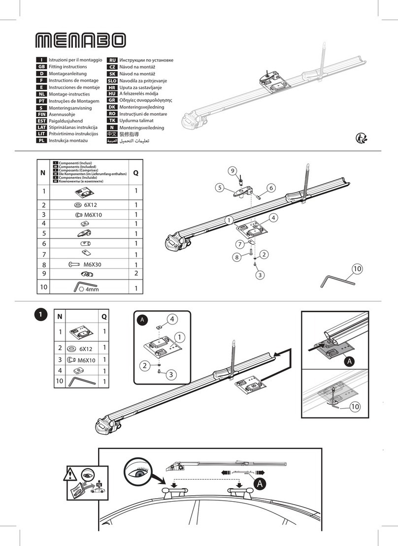 Menabo 500015200000 Fitting instructions