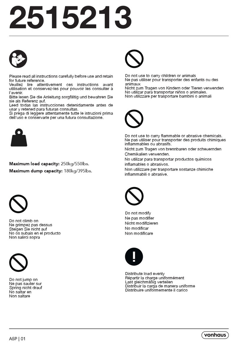 VonHaus 2515213 instructions