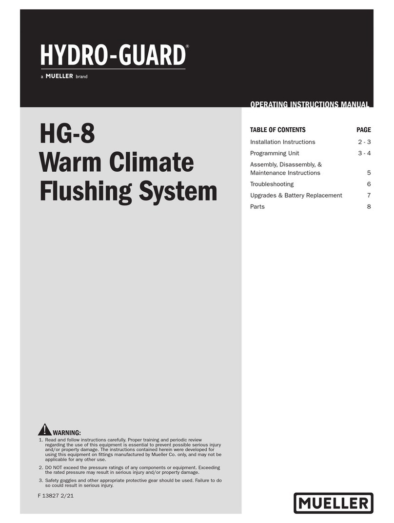 Mueller HYDRO-GUARD HG-8 Operating instructions manual