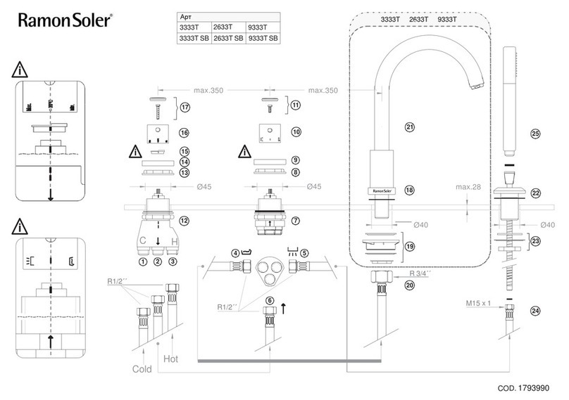RamonSoler 3333T Mounting instructions