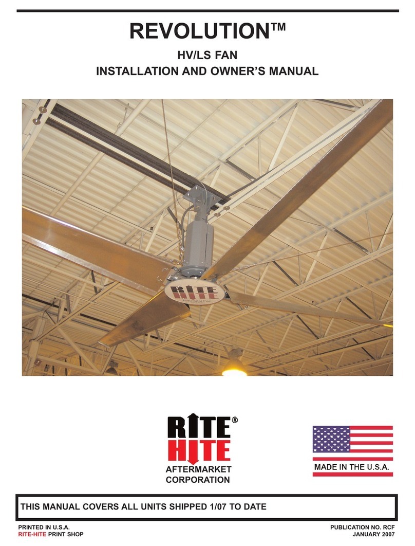 RITE-HITE Revolution Installation and owner's manual