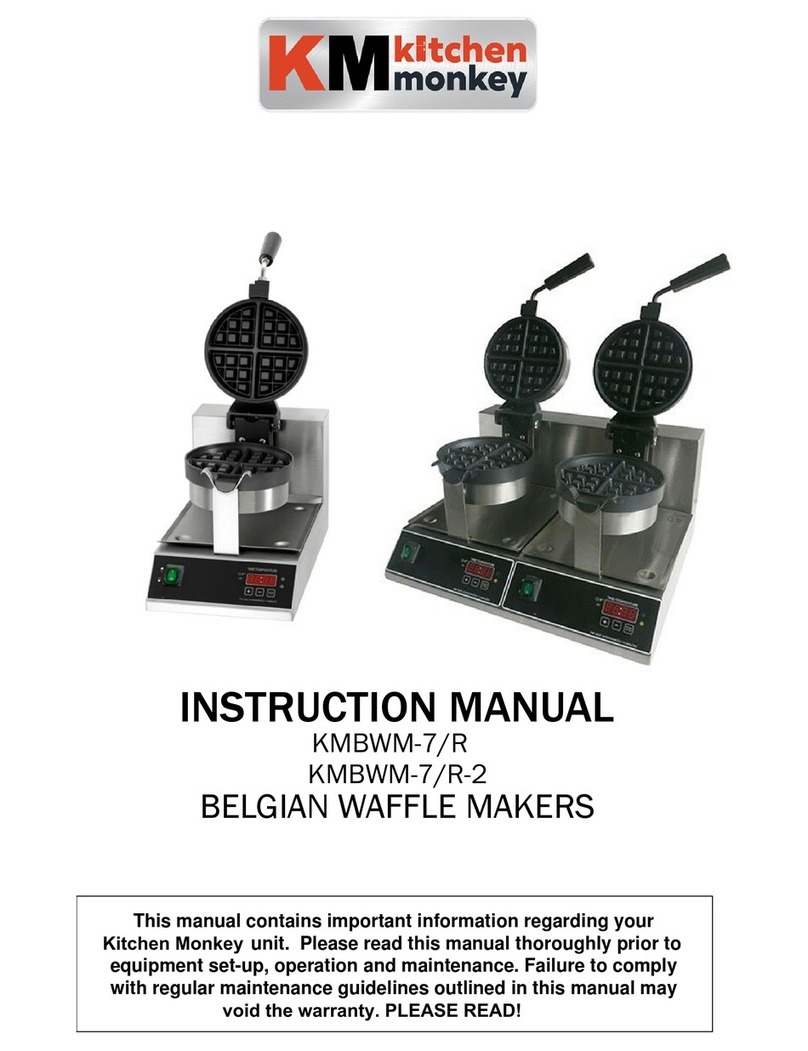 Kitchen Monkey KMBWM-7/R instruction manual