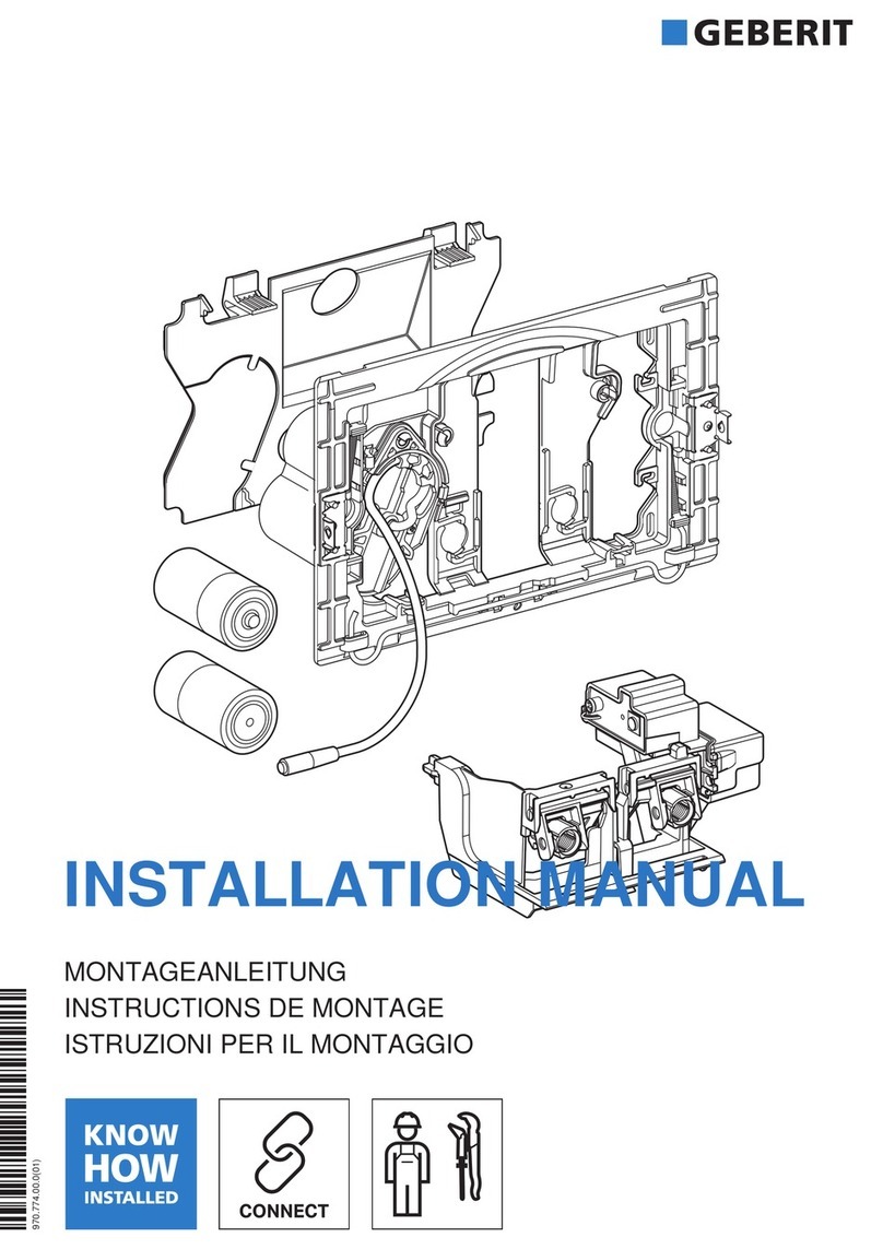 Geberit R9344 User manual Geberit R9344 User manual