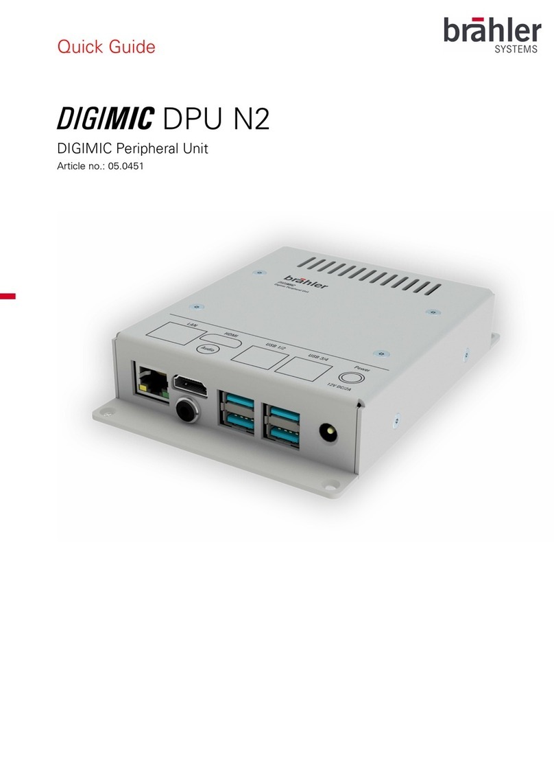 Brähler Systems DIGIMIC DPU N2 quick guide