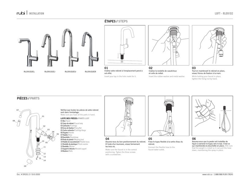 Rubi Loft RLO91D2EL User manual
