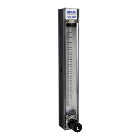 Brooks Instrument Sho-Rate Series Installation & operation manual Brooks Instrument Sho-Rate Series Installation & operation manual