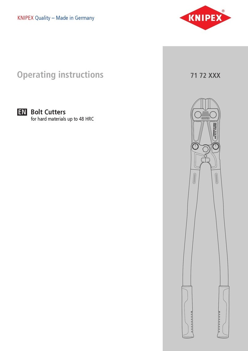 KNIPEX 71 72 Series operating instructions