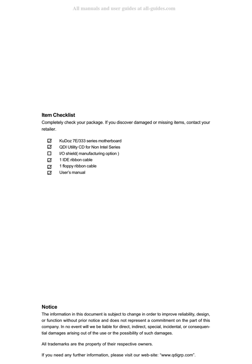 Quantum Design KuDoz 7E/333 manual