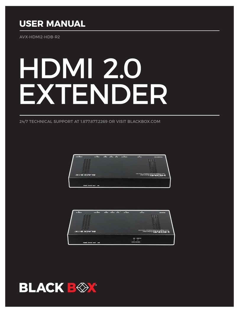 Black Box AVX-HDMI2-HDB-R2 user manual
