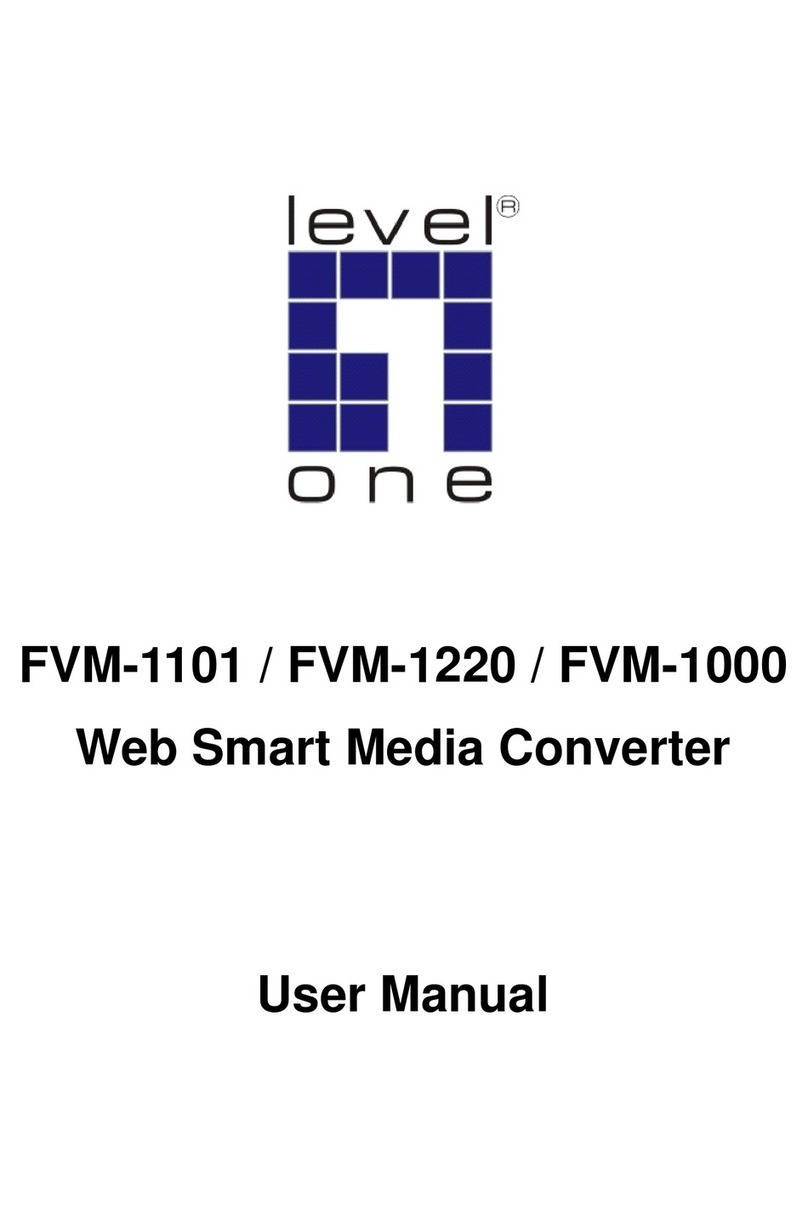 LevelOne FVM-1101 user manual