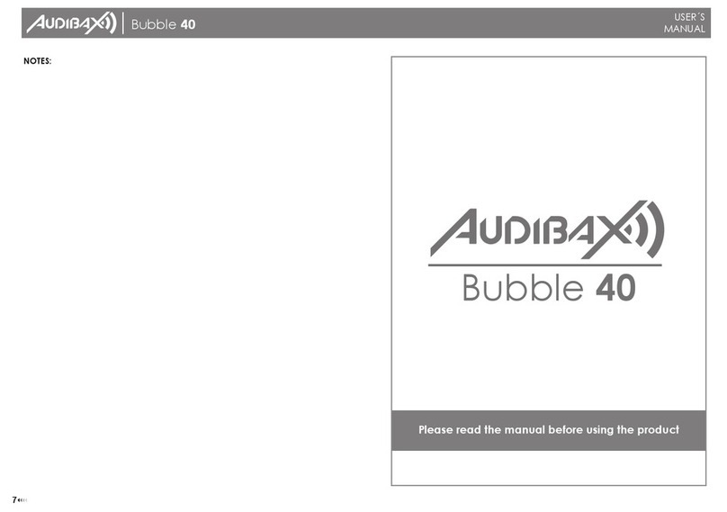 Audibax Bubble 40 user manual