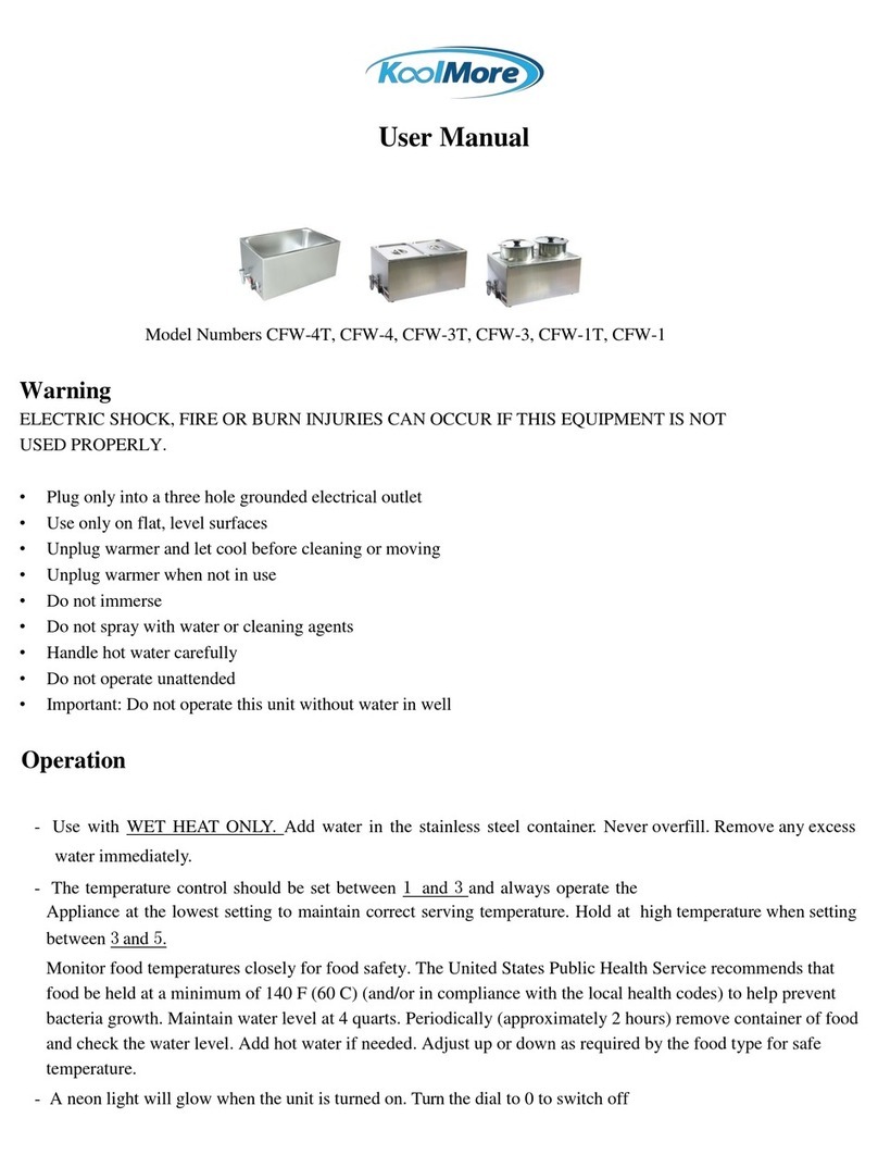 KoolMore CFW-4T user manual KoolMore CFW-4T user manual