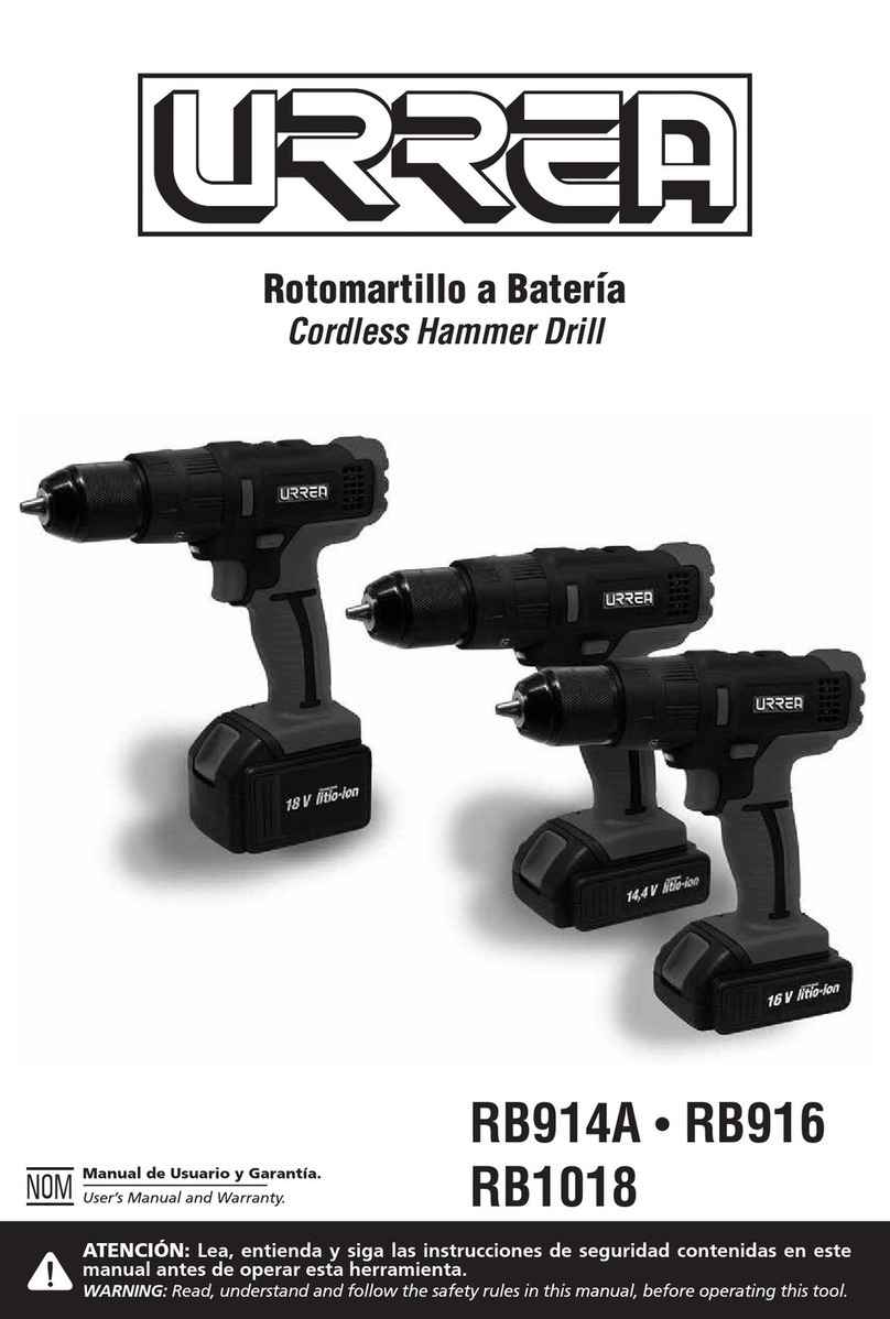 Urrea RB914A Dimensions and installation guide