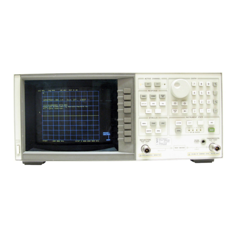 Agilent Technologies 8752C User manual
