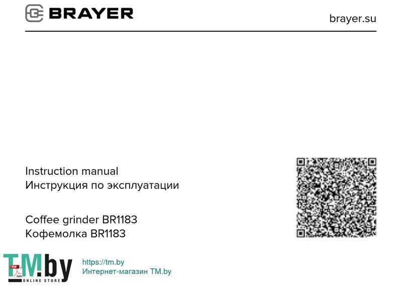 BRAYER BR1183 instruction manual