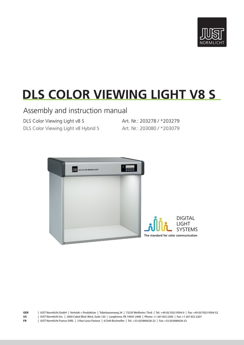 JUST NORMLICHT V8 S User guide