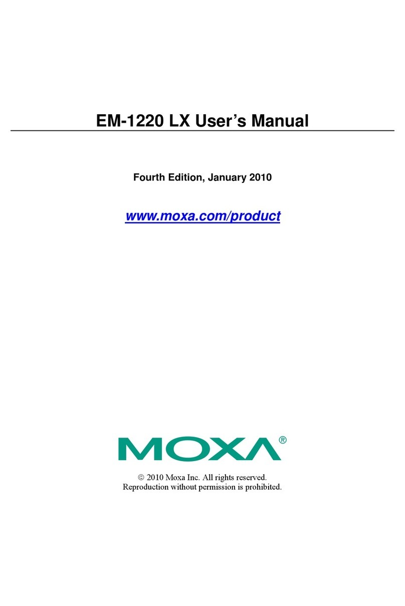 Moxa Technologies EM-1220 LX User manual