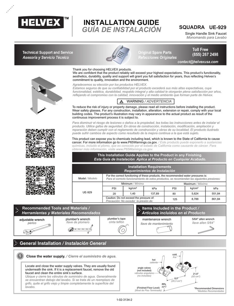Helvex SQUADRA UE-929 User manual