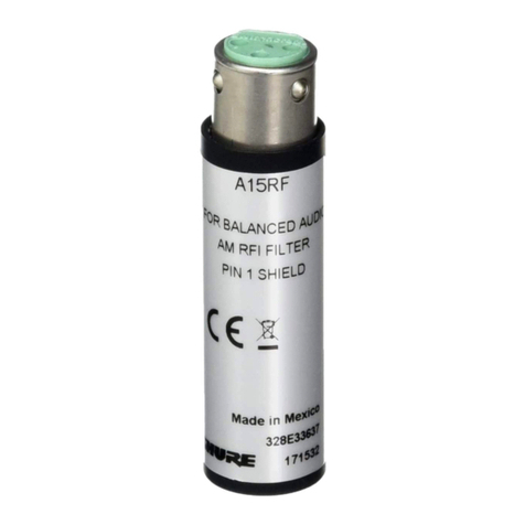 Shure A15RF User manual