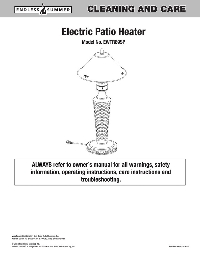 Endless Summer EWTR89SP User manual Endless Summer EWTR89SP User manual