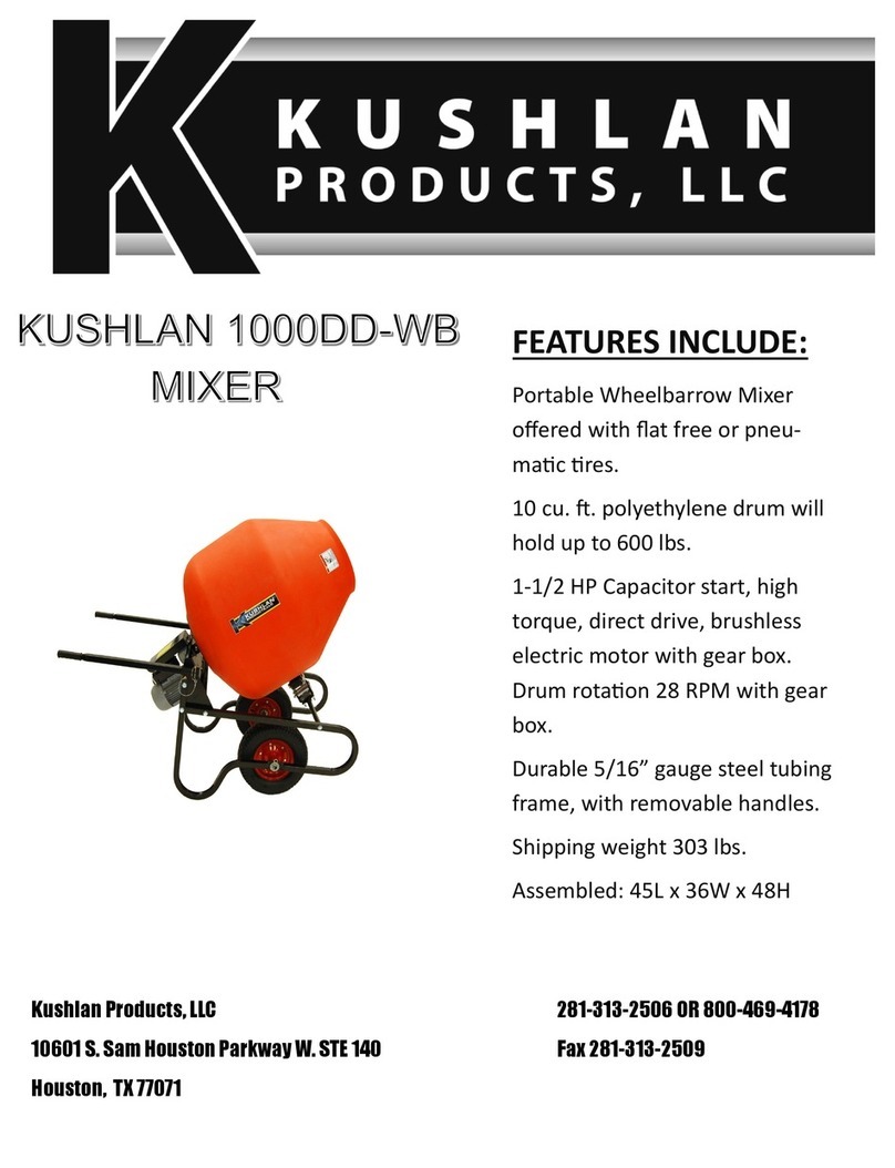 Kushlan Products 1000DD-WB manual