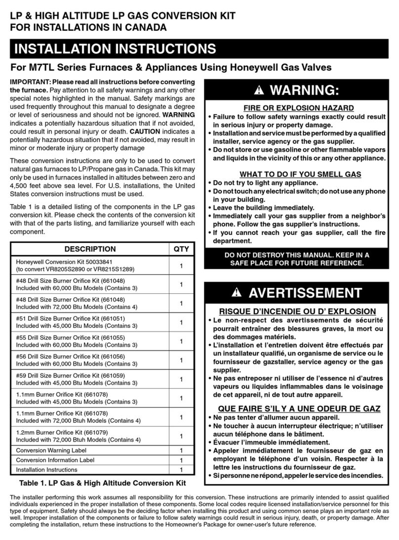 Nortek M7TL Series installation instructions