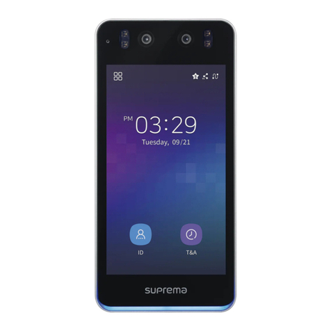 suprema BioStation 3 User manual