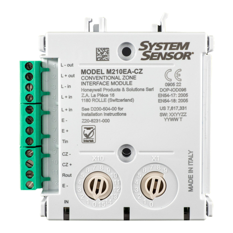System Sensor M210EA-CZR User manual