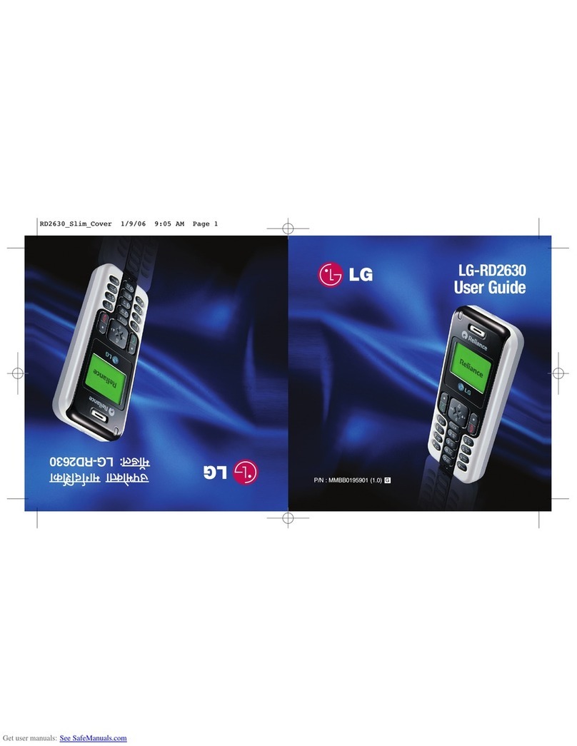 LG LG-RD2630 User manual