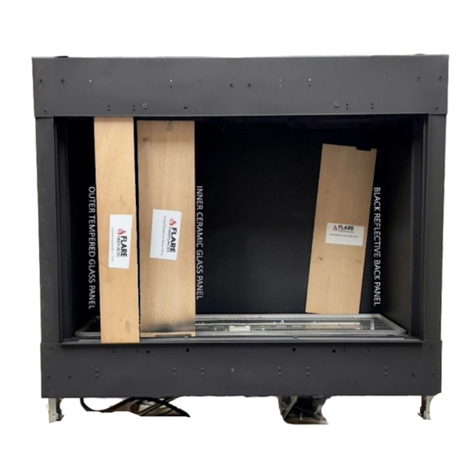 Flare Fireplaces Front 120 Install manual