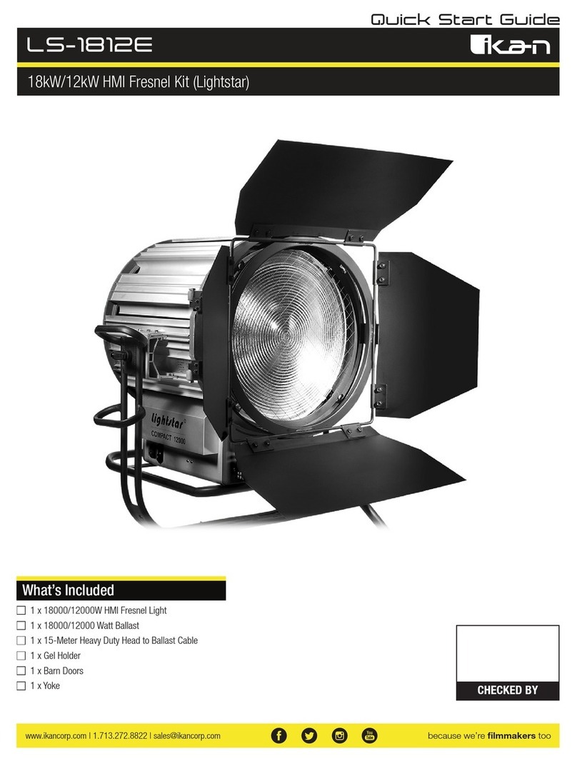 Ikan LS-1812E quick start guide Ikan LS-1812E quick start guide