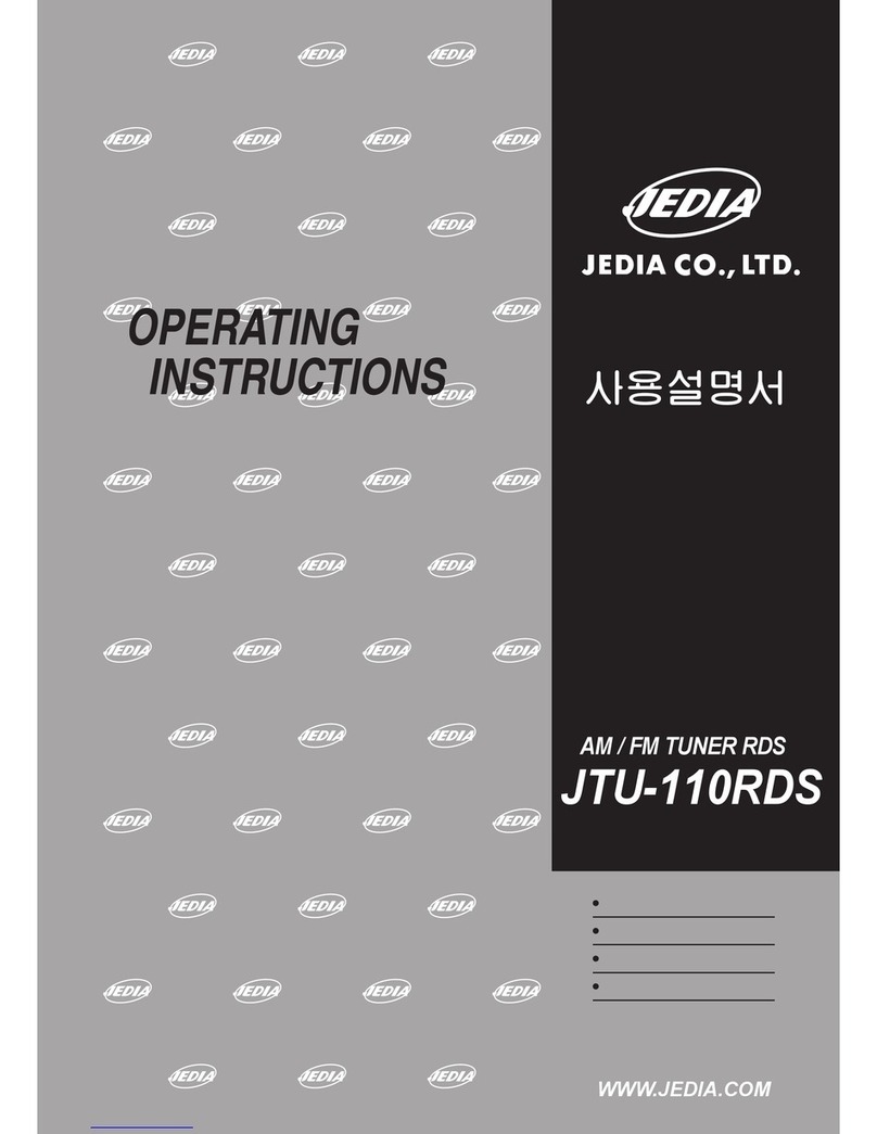 Jedia JTU-110RDS operating instructions