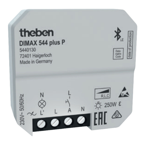 Theben DIMAX 544 plus P instruction manual