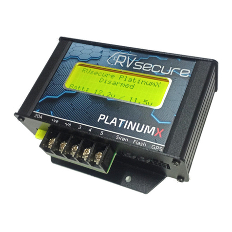 RVsecure PlatinumX MH User manual