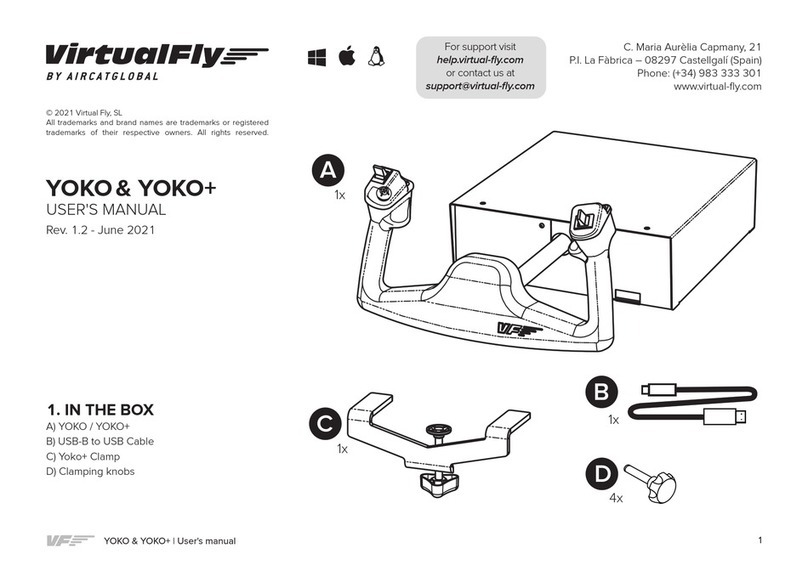 Aircatglobal VirtualFly YOKO user manual