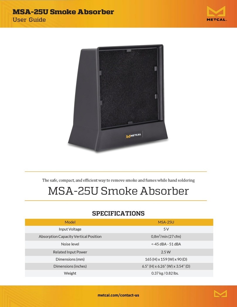 Metcal MSA-25U user guide