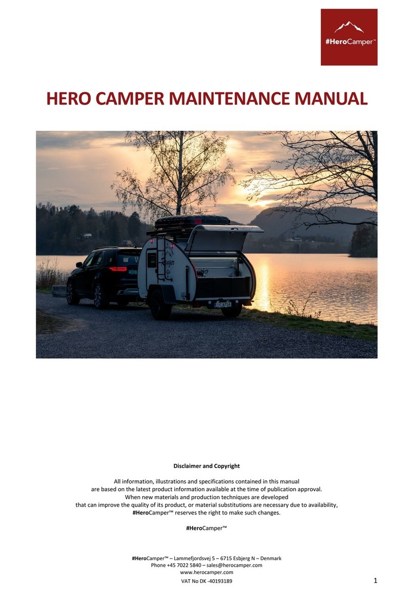 HeroCamper Ranger Livingstone Maintenance manual