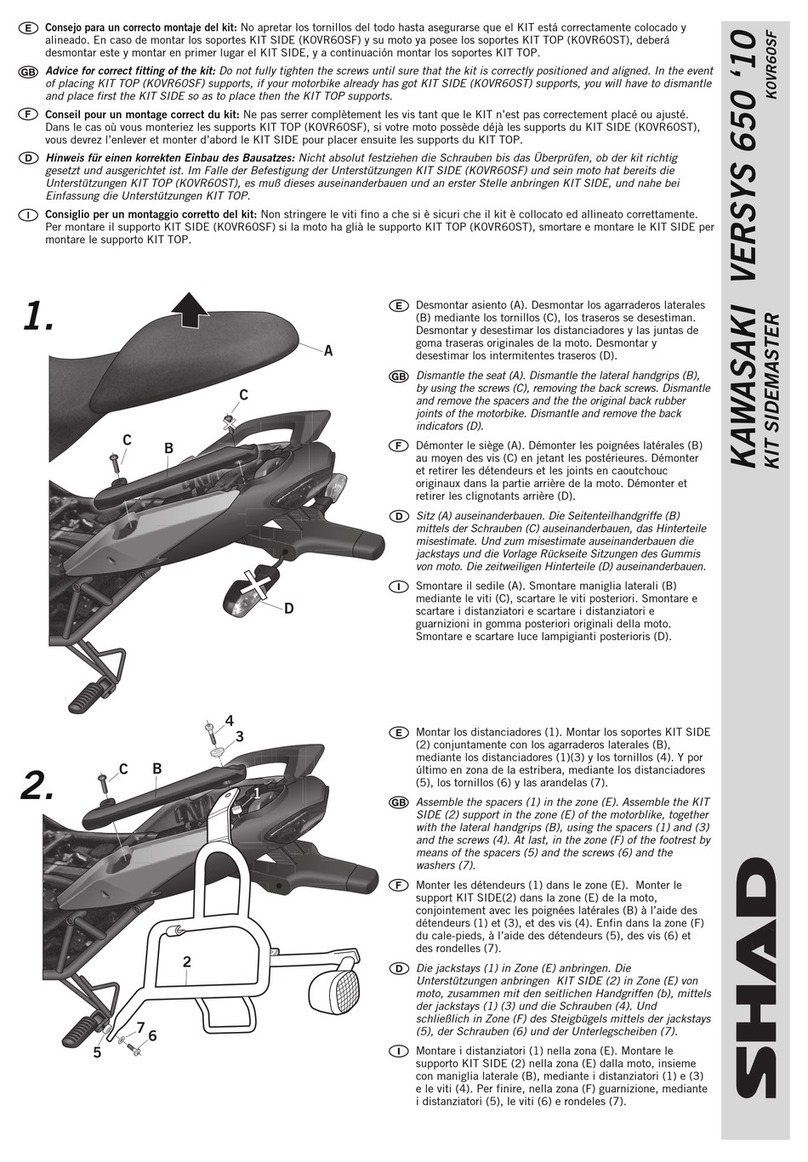 Shad K0VR60SF User manual