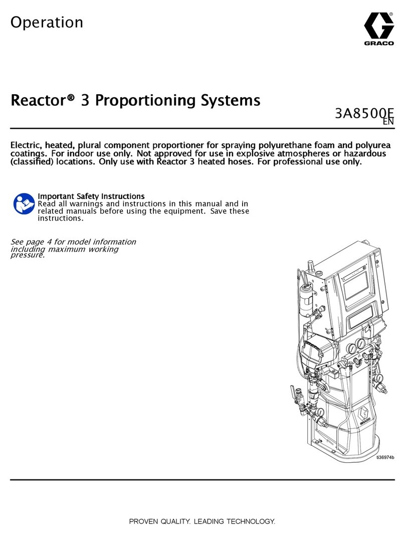 Graco Reactor 3 E-XP1 Standard Instruction Manual