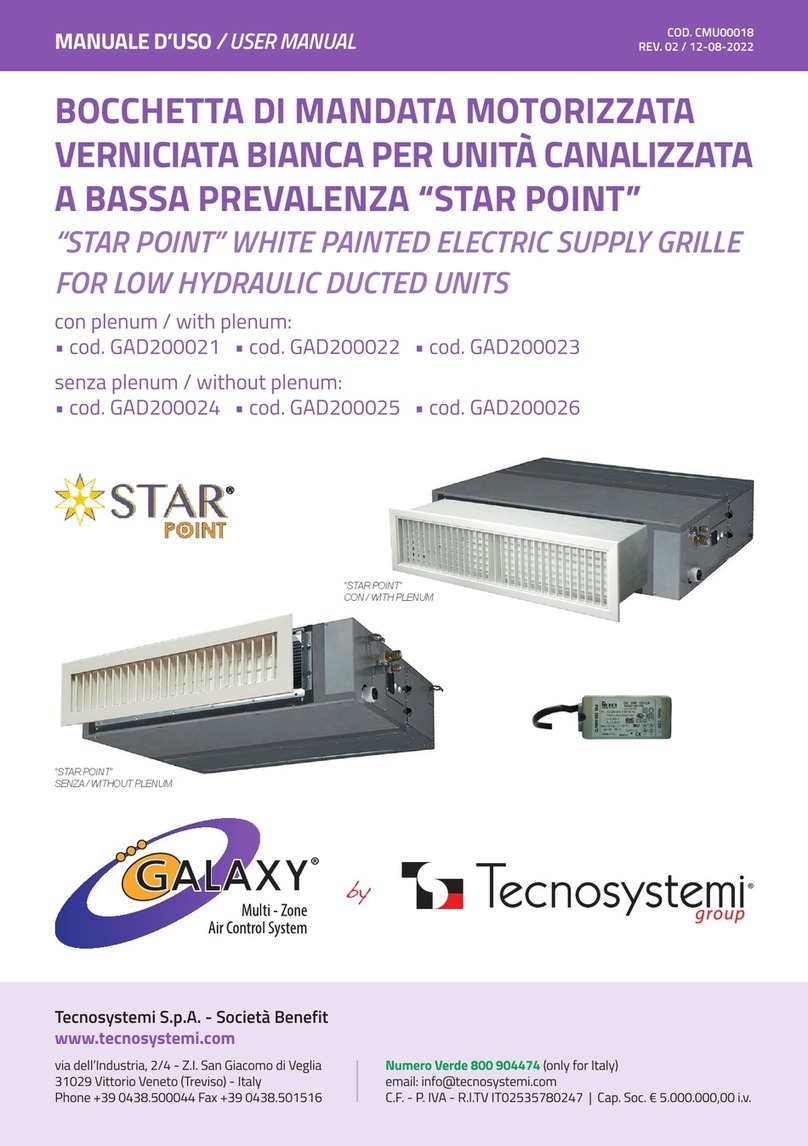 Tecnosystemi GALAXY STAR POINT user manual