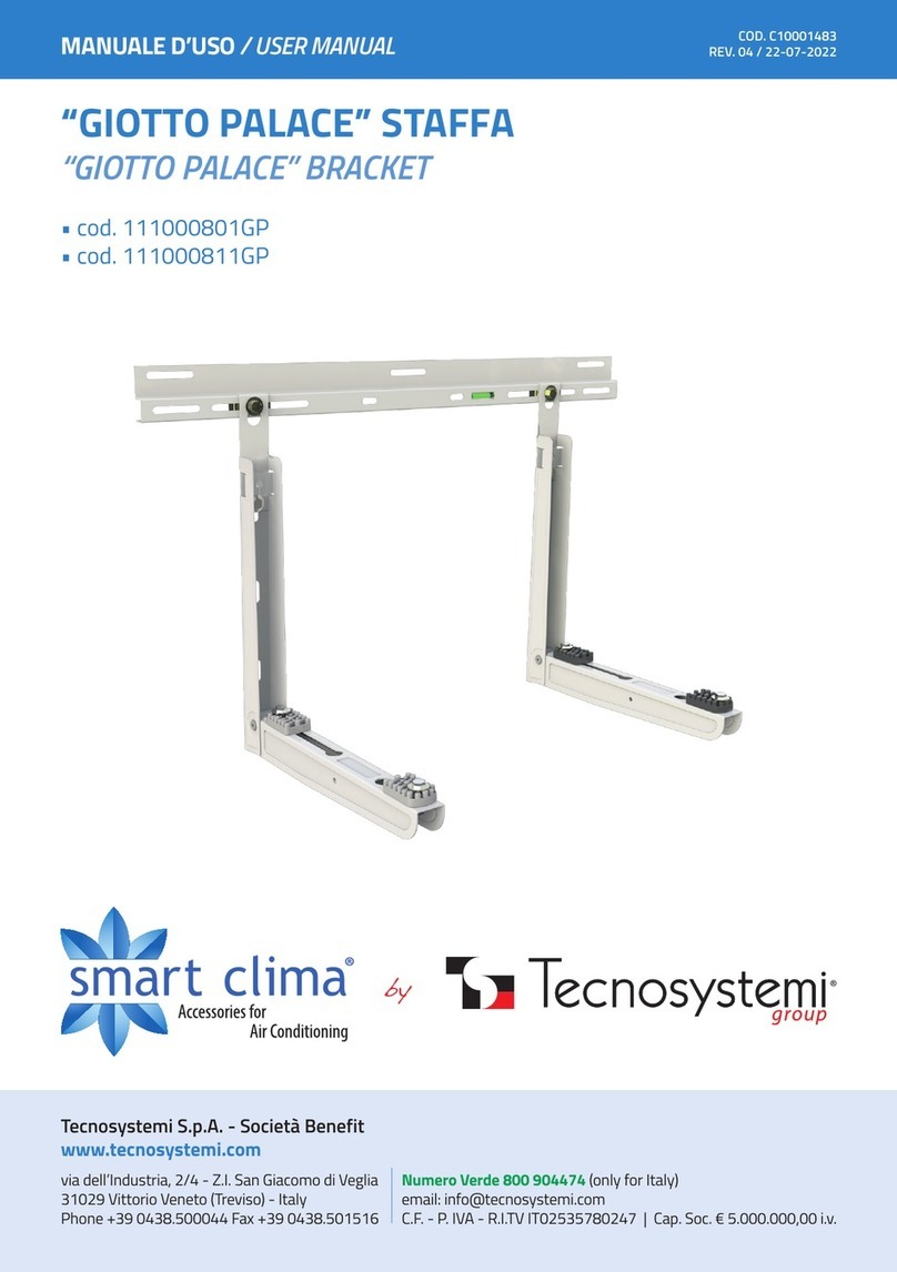 Tecnosystemi smart clima GIOTTO PALACE User manual