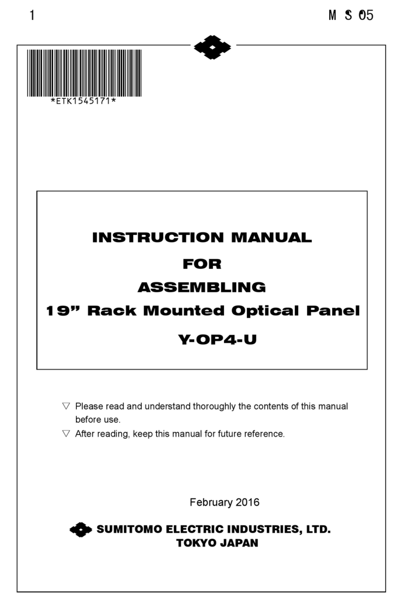 Sumitomo Y-OP4-U User manual