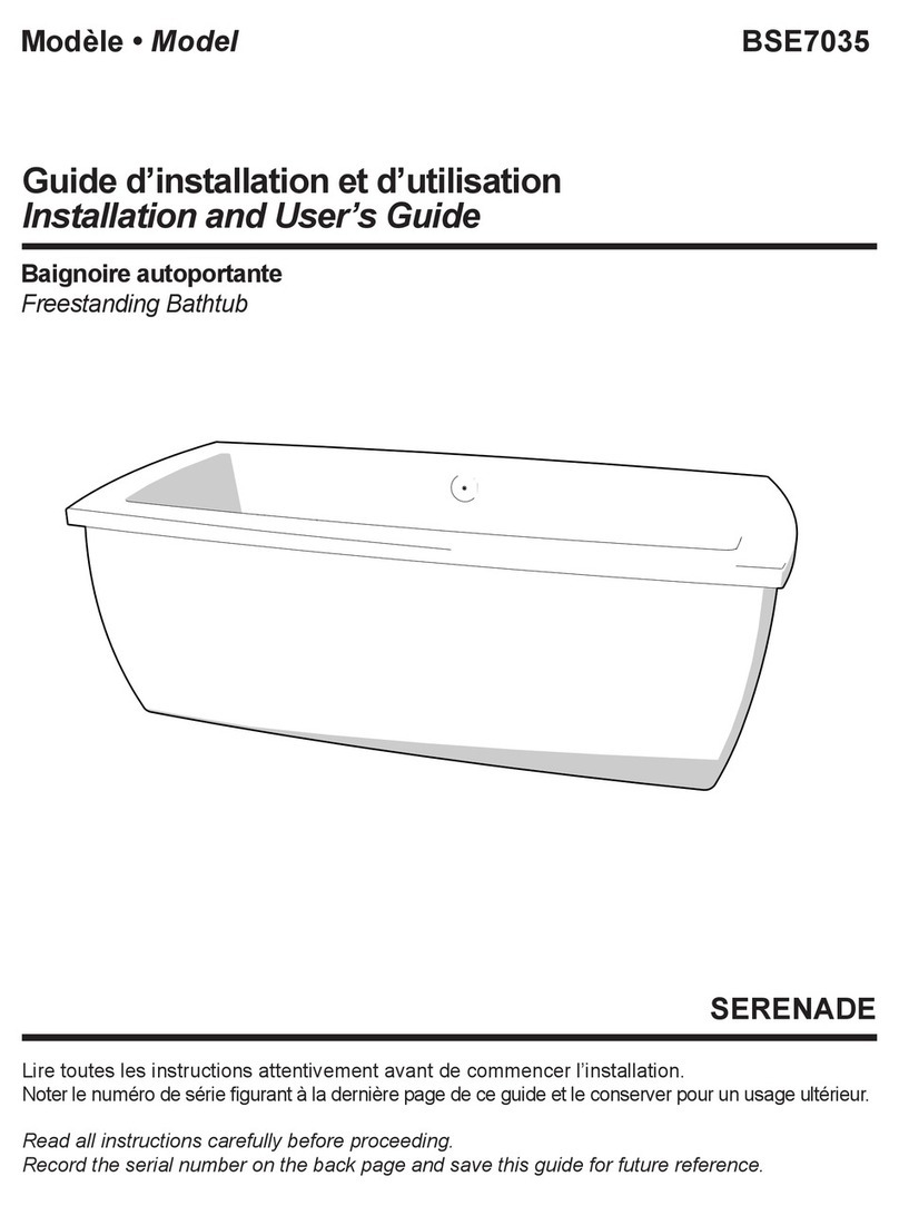 Fleurco BSE7035 User manual Fleurco BSE7035 User manual