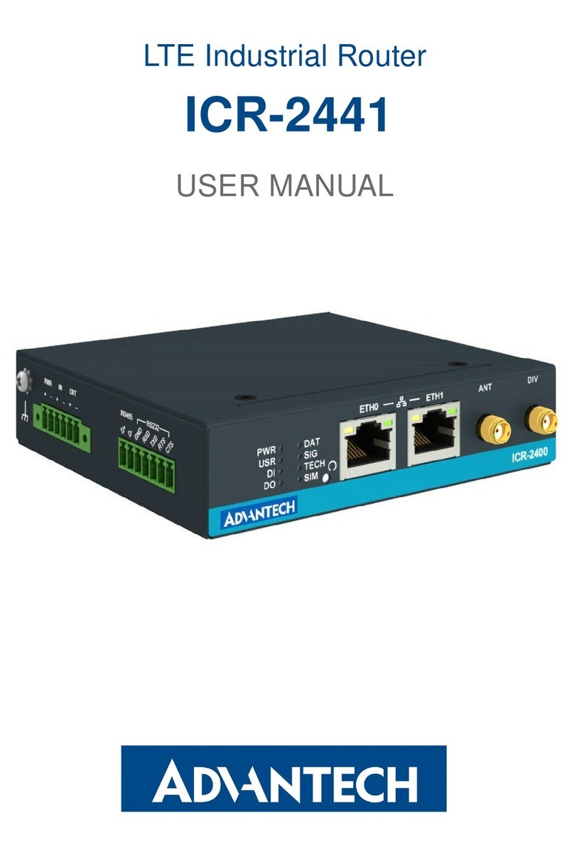 Advantech ICR-2441 User manual