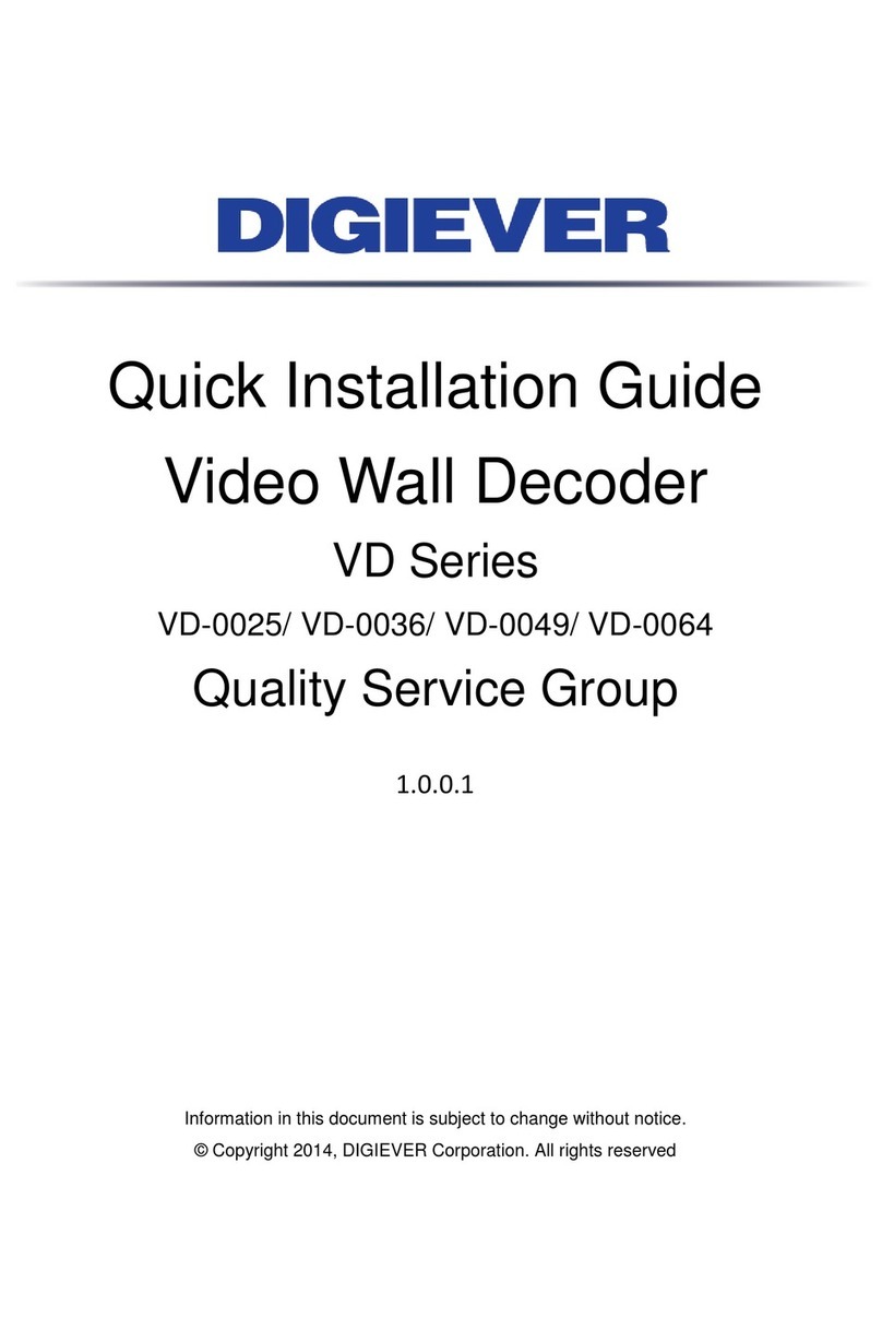 Digiever VD Series Quick installation guide