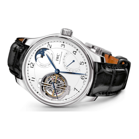 IWC Schaffhausen PORTUGIESER CONSTANT-FORCE TOURBILLON operating instructions